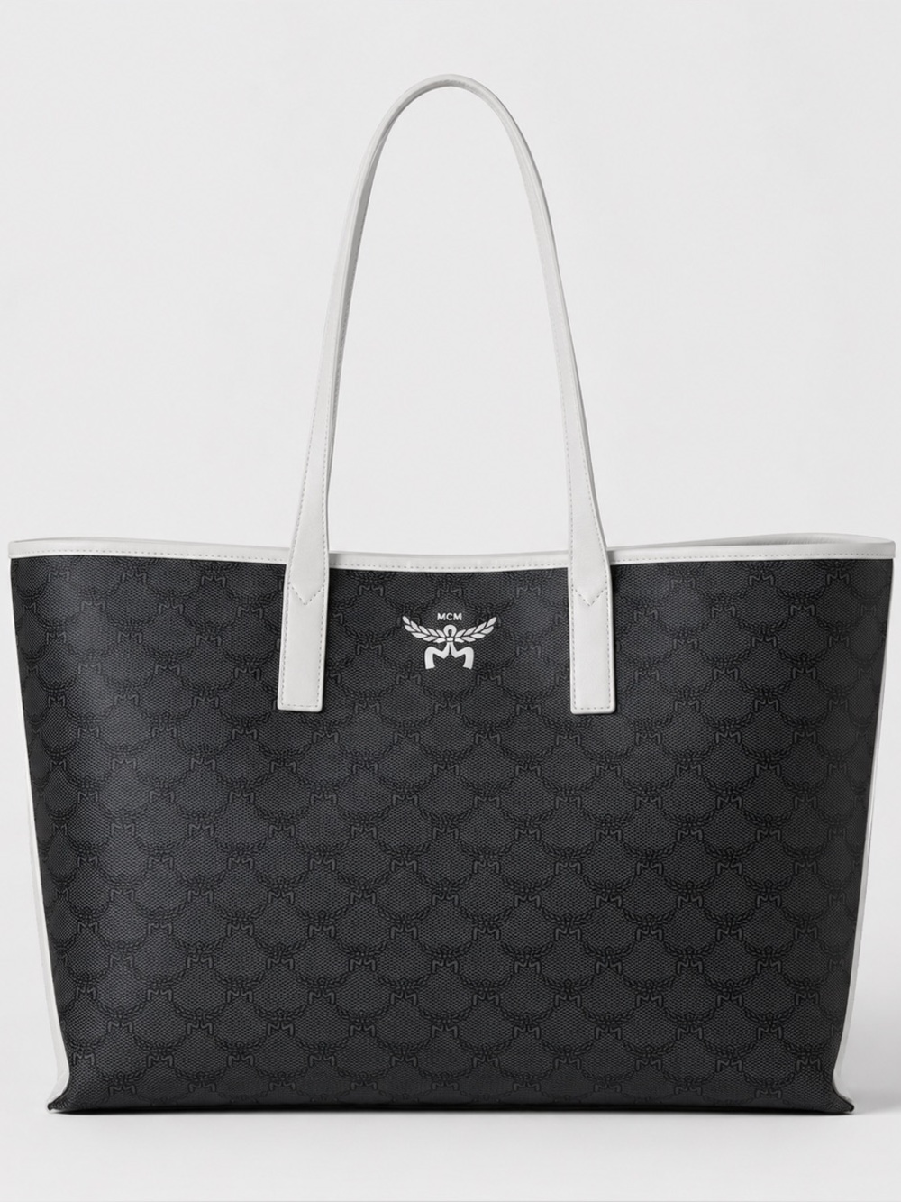 MCM monogram reversible tote new
